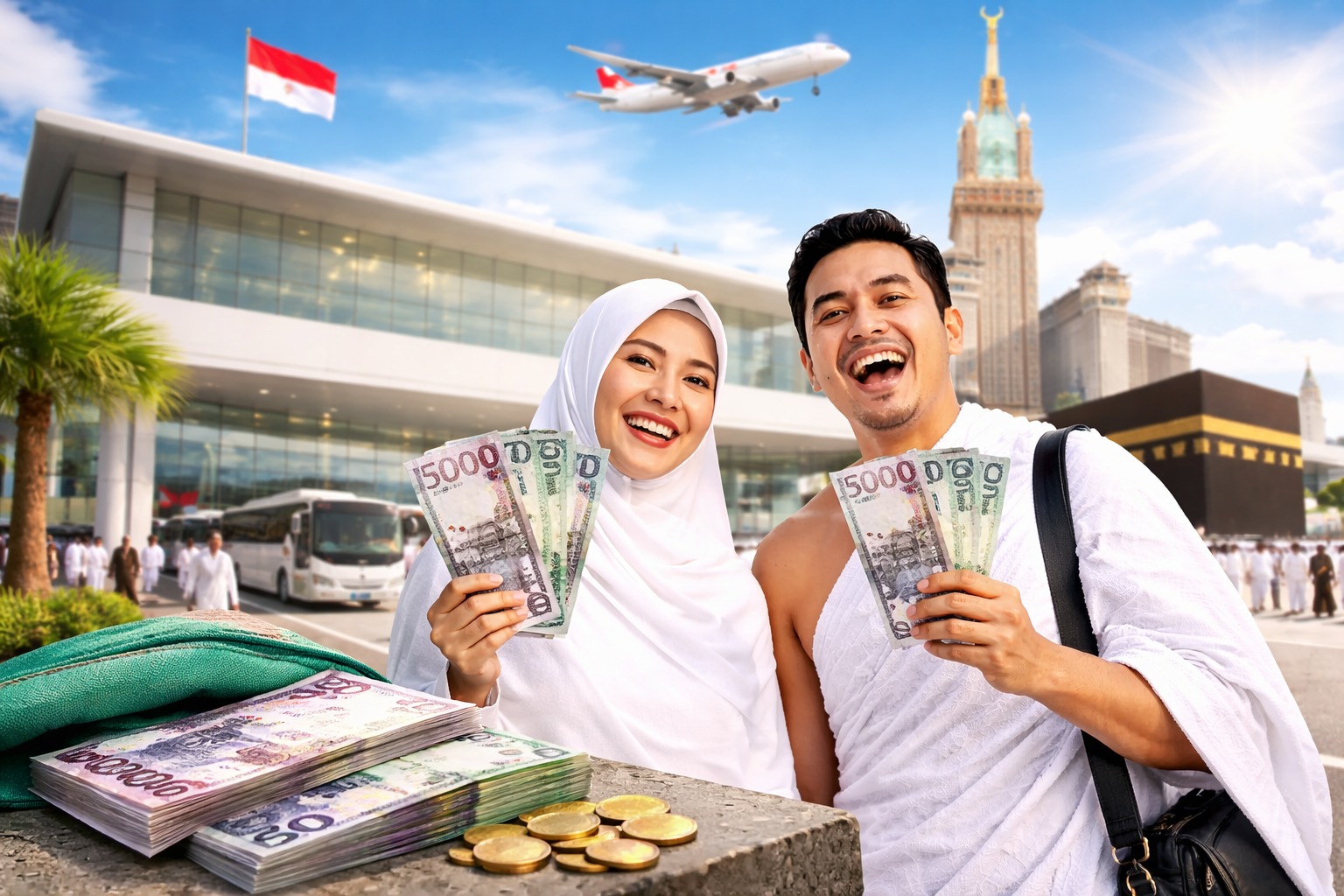 Kabar Gembira! Jemaah Haji Indonesia Tahun 2026 Dapat Uang Saku 750 Riyal, Ini Rinciannya