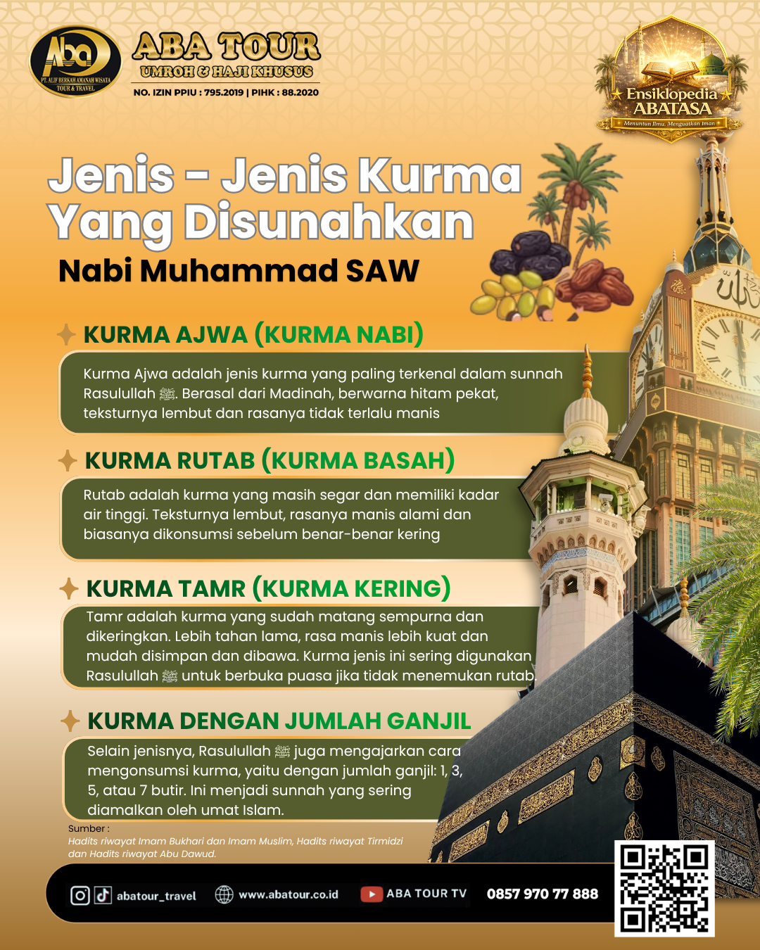 kurma yang disunahkan Rosul