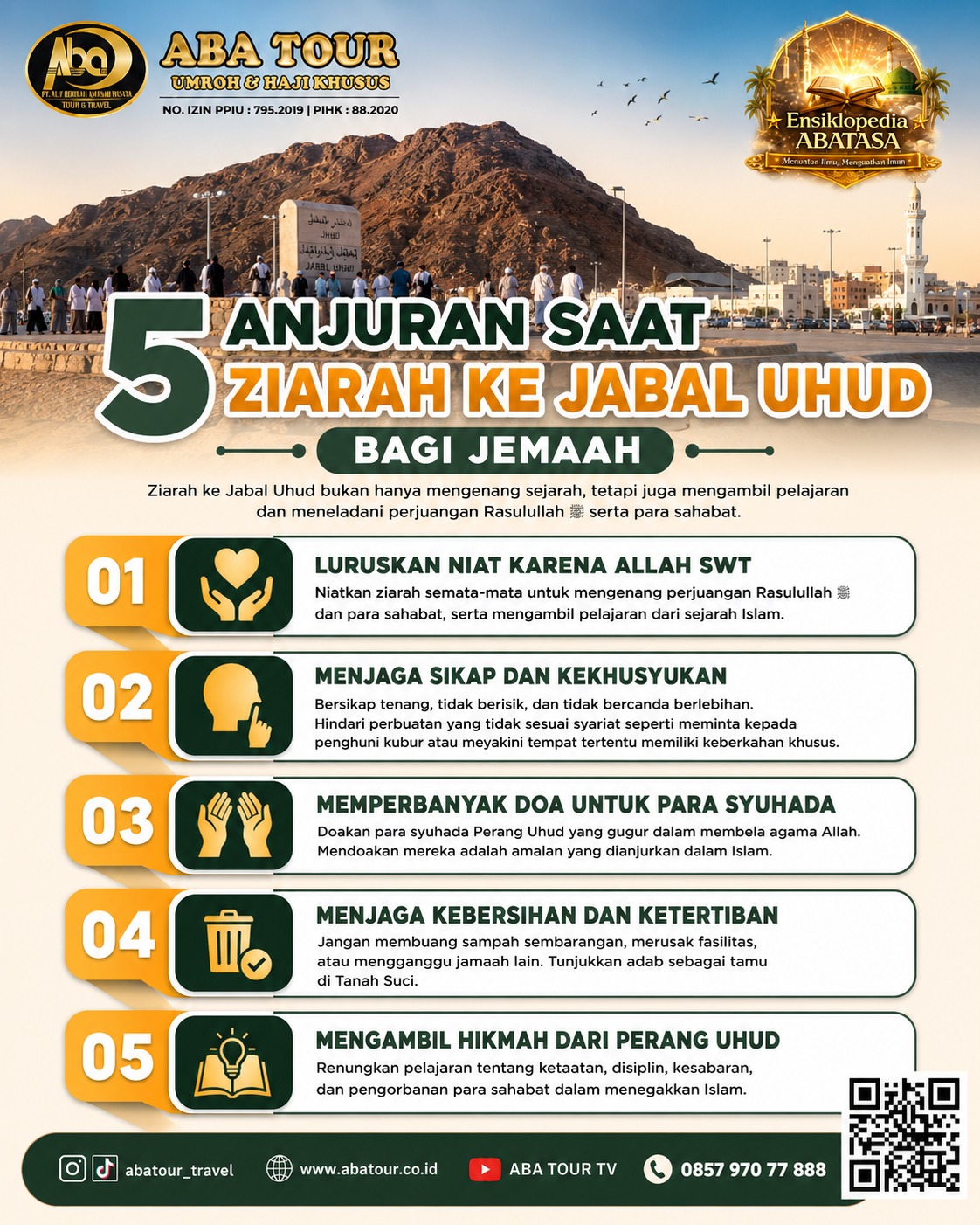 Anjuran di Jabal Uhud